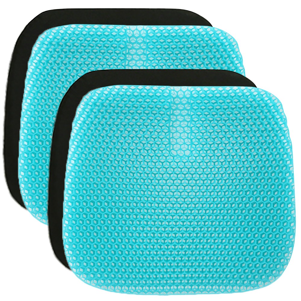 1+1 공유 실리콘 차량용 쿨링방석 여름 통풍 시원한 벌집쿠션 특대형, 1세트, 블루+블루 25,900원