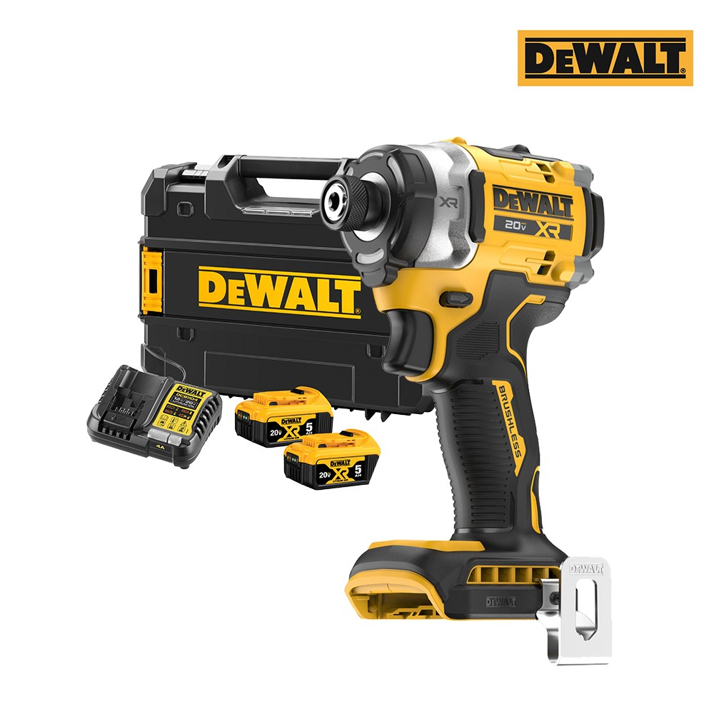 디월트 20V MAX 5.0Ah XR BL 충전 플래그쉽 임팩트 드라이버 DCF860P2A 배터리 세트 TSTAK, 1개 547,560원