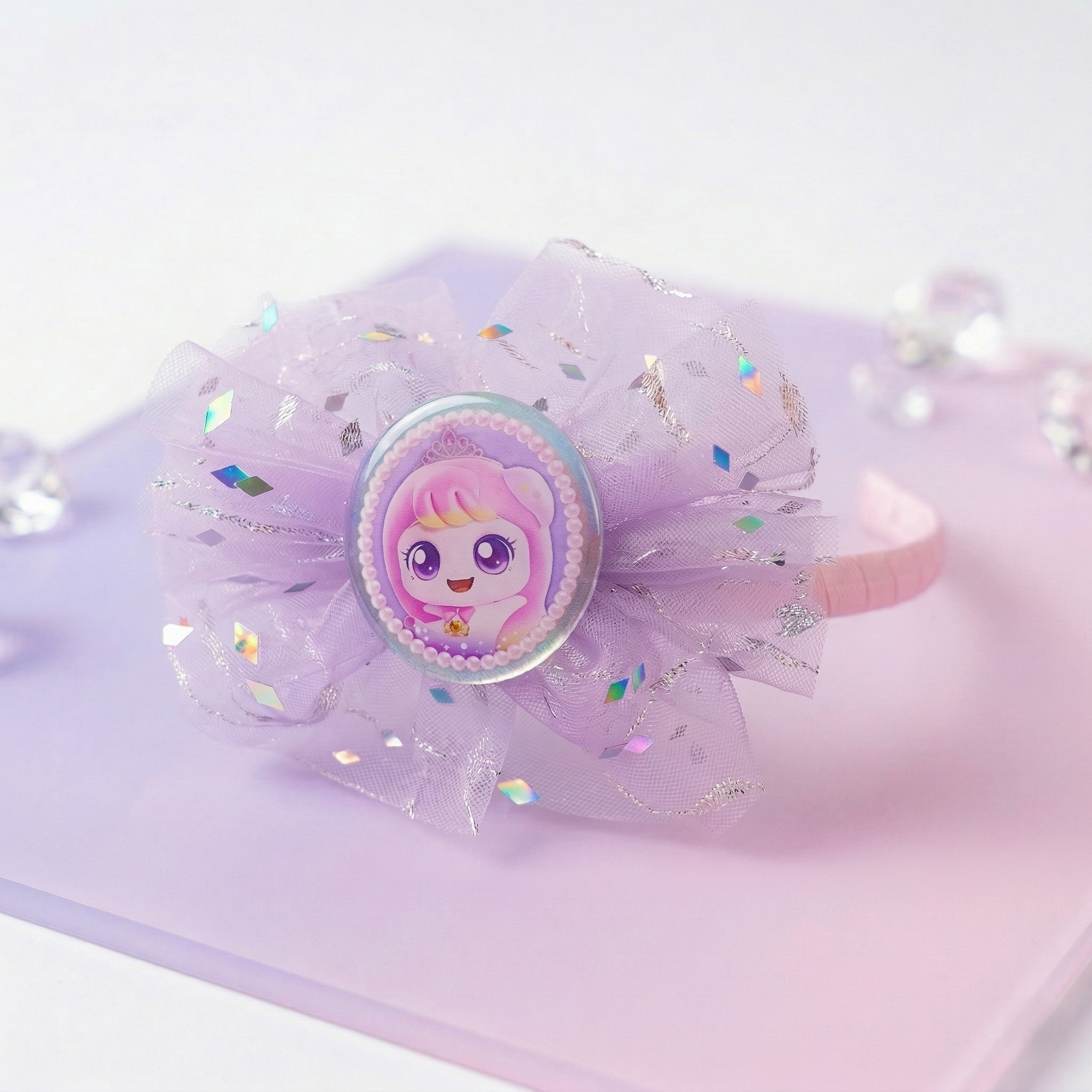 정품 프린세스 캐치티니핑 다이아니핑 헤어밴드 13,600원