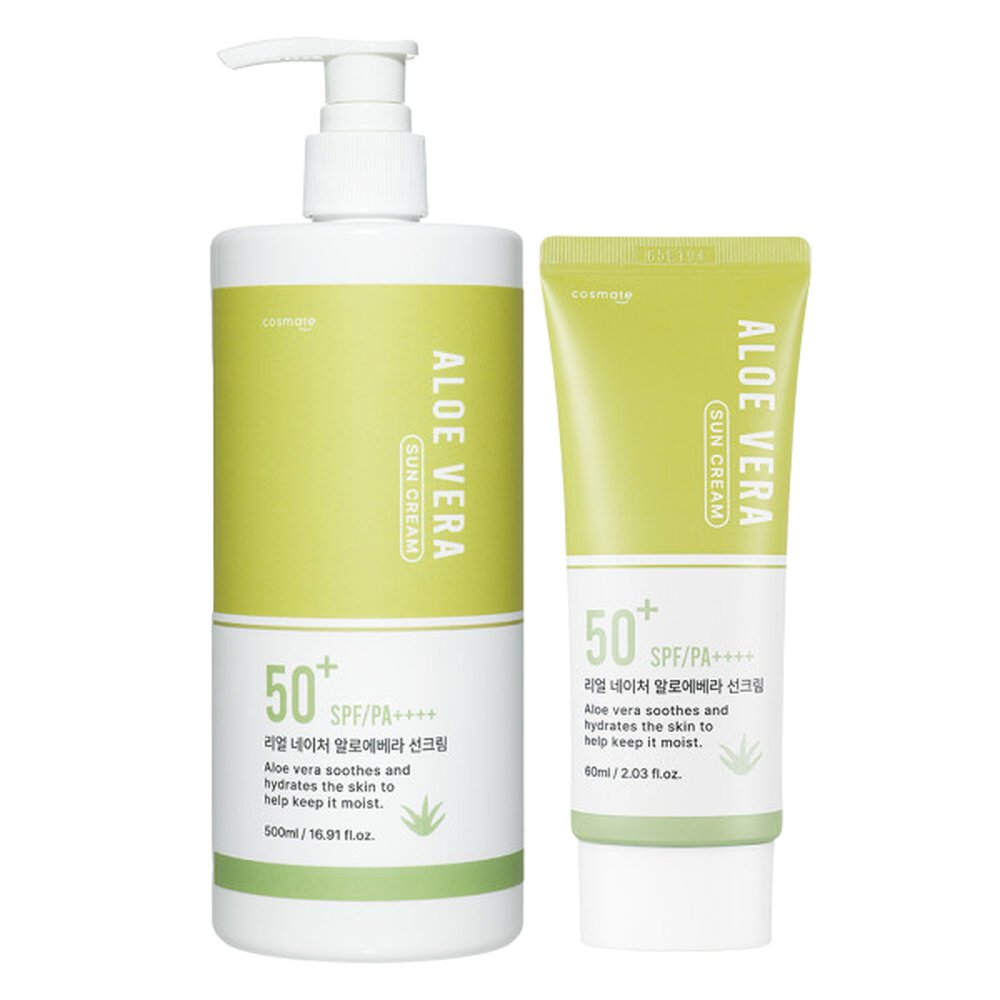 리얼 네이처 알로에베라 선크림 500ml+60ml SPF50+ PA++++ 38,310원