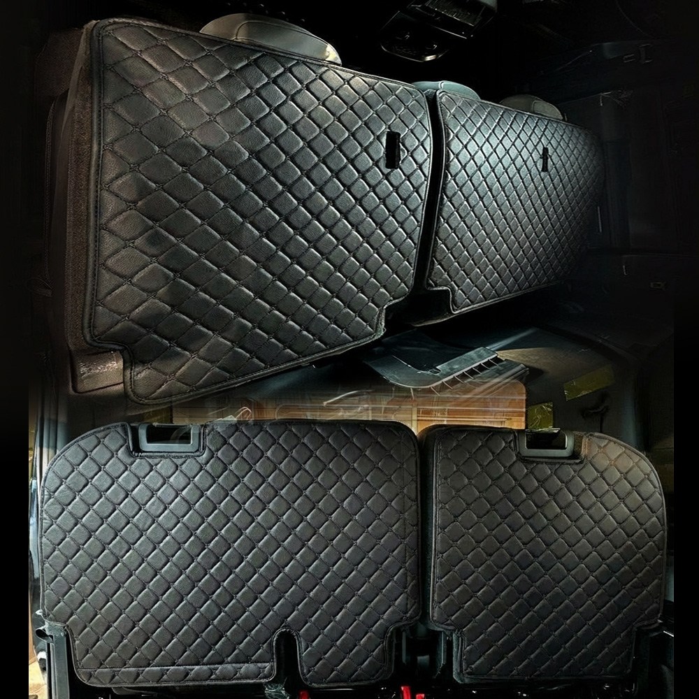 닥쏘오토 타스만 호환 2열 등커버 매트, 블랙+블랙스티치 110,000원