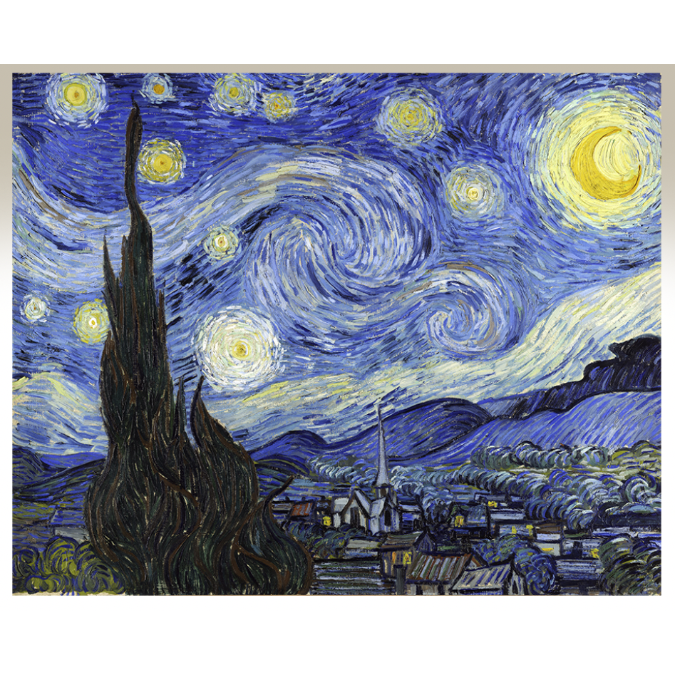 레핀아트 캔버스 액자 고흐 별이 빛나는 밤 The Starry Night Vincent van Gogh 1888 19,200원