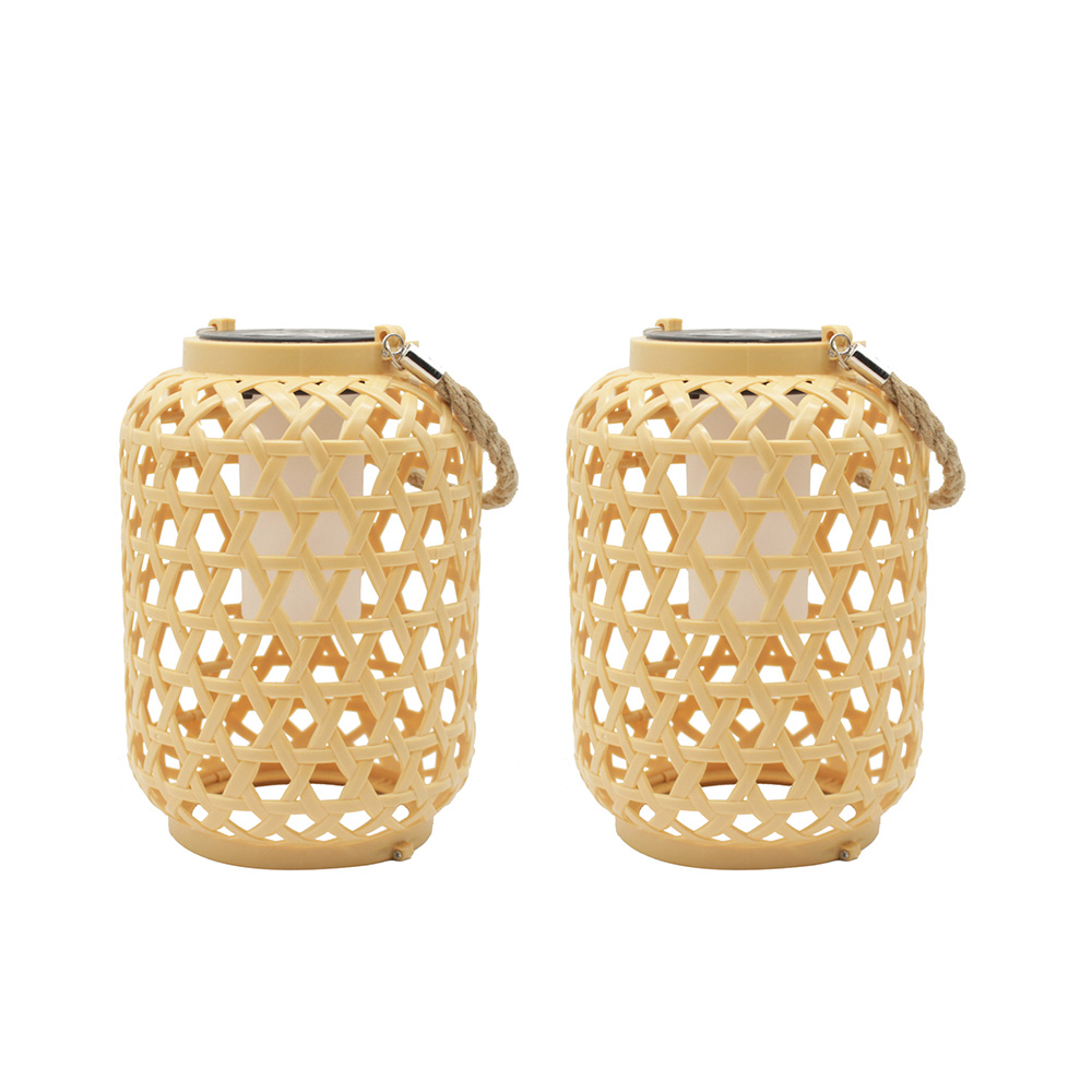 HK.sell 르네 라탄 감성 조명 태양광 정원 램프등 2개 26,400원