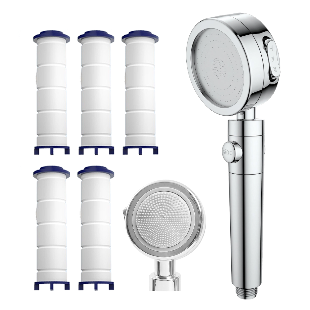Ataasha 필터 샤워기 고압 3단조절 마사지샤워기 여행용 샤워기헤드 7,530원