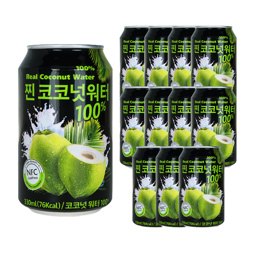 파모빗 찐 코코넛워터 100% 음료, 330ml, 12개 12,900원