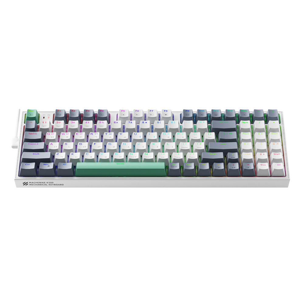 Machenike 매카닉 K500-B94 적축 RGB 핫스왑 94키 풀배열 유선 기계식 게이밍 키보드, K500-B94 풀배열 적축 기계식 키보드, 적축 29,900원