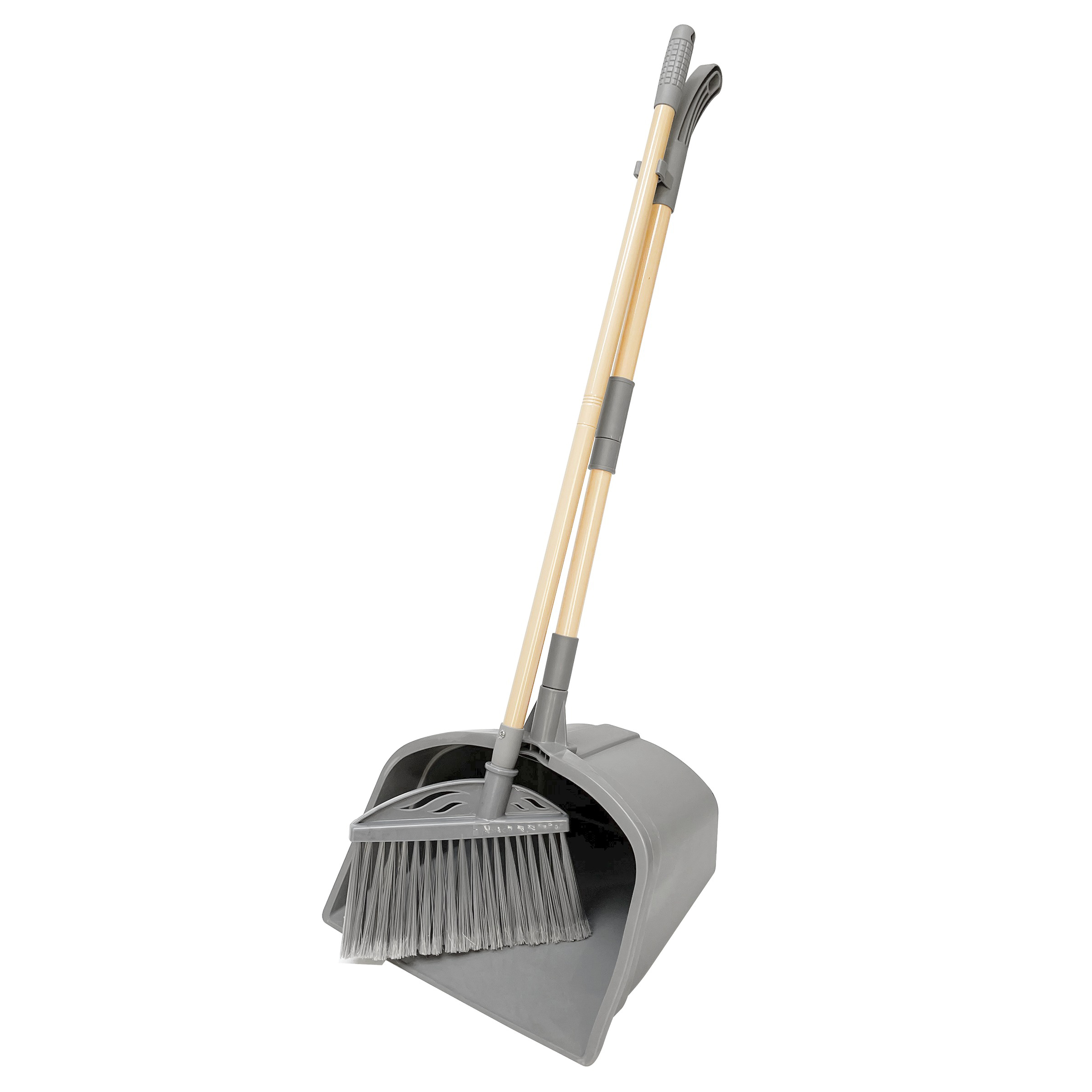 플라넥스 한손 쓰레받기 + 빗자루 세트, 1세트, 그레이 16,800원