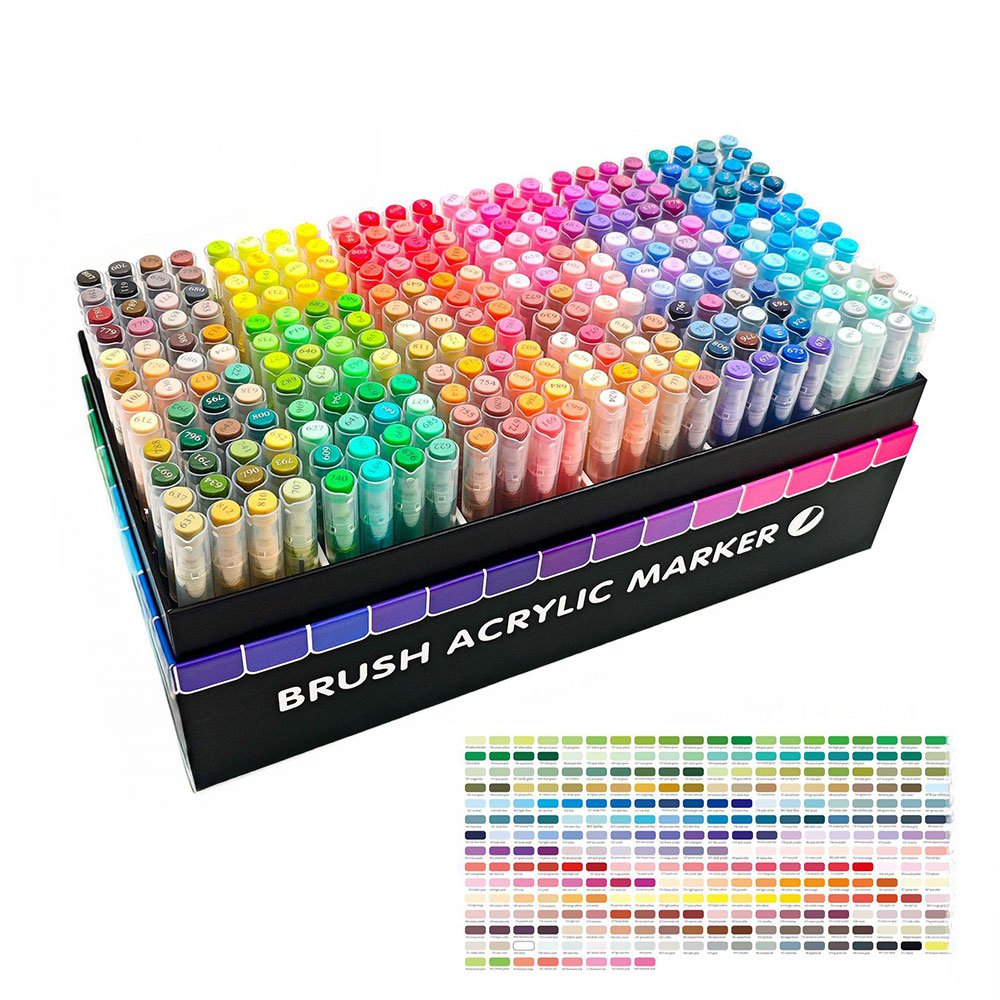 미니플 컬러웨이브 전문가용 아크릴 마카펜, 1세트, 288개 128,800원