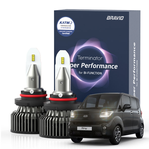 합법인증제품 브라비오 터미네이터SP 더뉴레이 (17년~현재) 전용 LED 전조등 헤드라이트 전구 9005타입 (자동차검사통과/2년AS) 179,000원