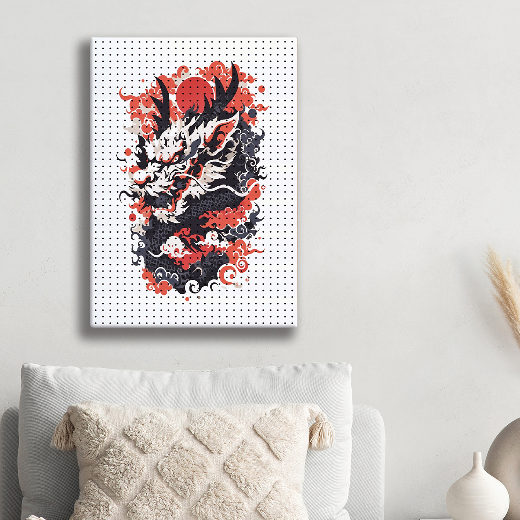 타공판닷컴 프린팅 인테리어 타공판 전설의 용 700 x 1200 mm 81,400원