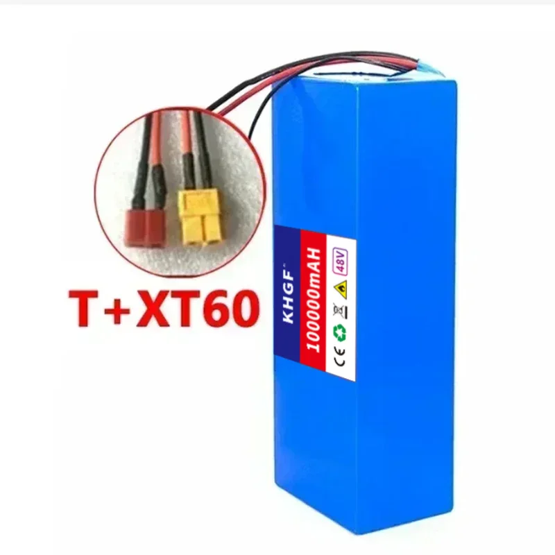 13S5P 18650 48V 20AH 리튬 배터리 팩 100Ah 전기 스쿠터 산악 자전거에 적합 250-1000W+충전기 87,000원