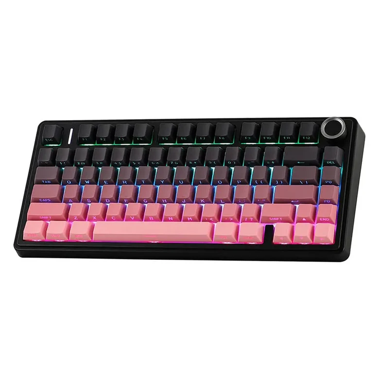 키보드손목받침대 AULA F75 게임용 기계식 키보드 RGB PBT 키캡 포함 핫 스왑 개스킷 구조 75% 레이아웃 맞 74,200원