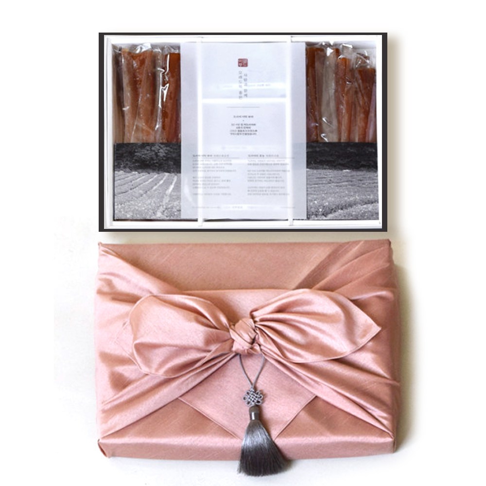 [고급 보자기포장 설 선물세트 특가] 마음담은 콩고물 도라지정과 설 명절 선물세트 86,000원