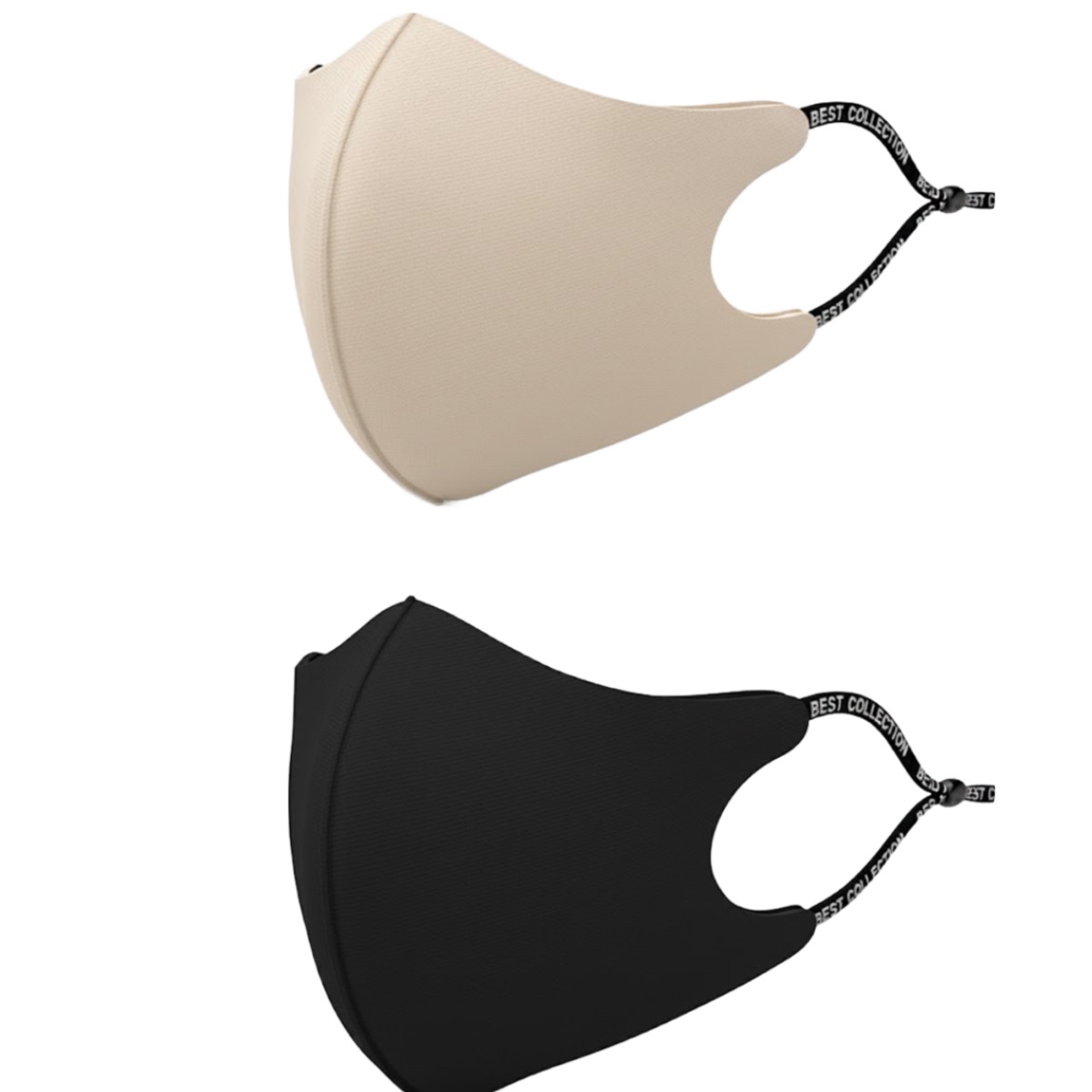 그레이스 사계절 마스크 메쉬 스포츠 끈조절 빨아서 쓰는 블랙 3D 연예인 입체마스크 6개세트 7,990원