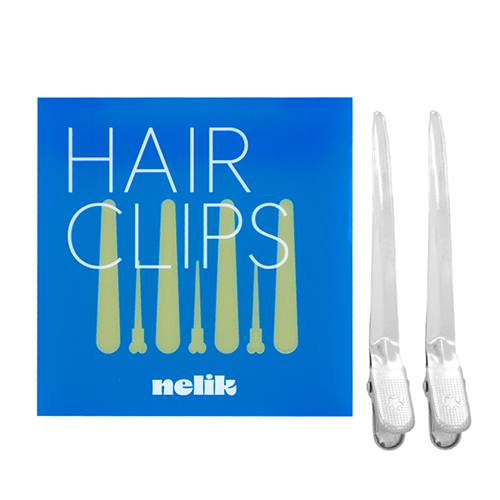 넬릭 자국없는 헤어 미용실 집게핀 대형, 6개, 실버 5,500원