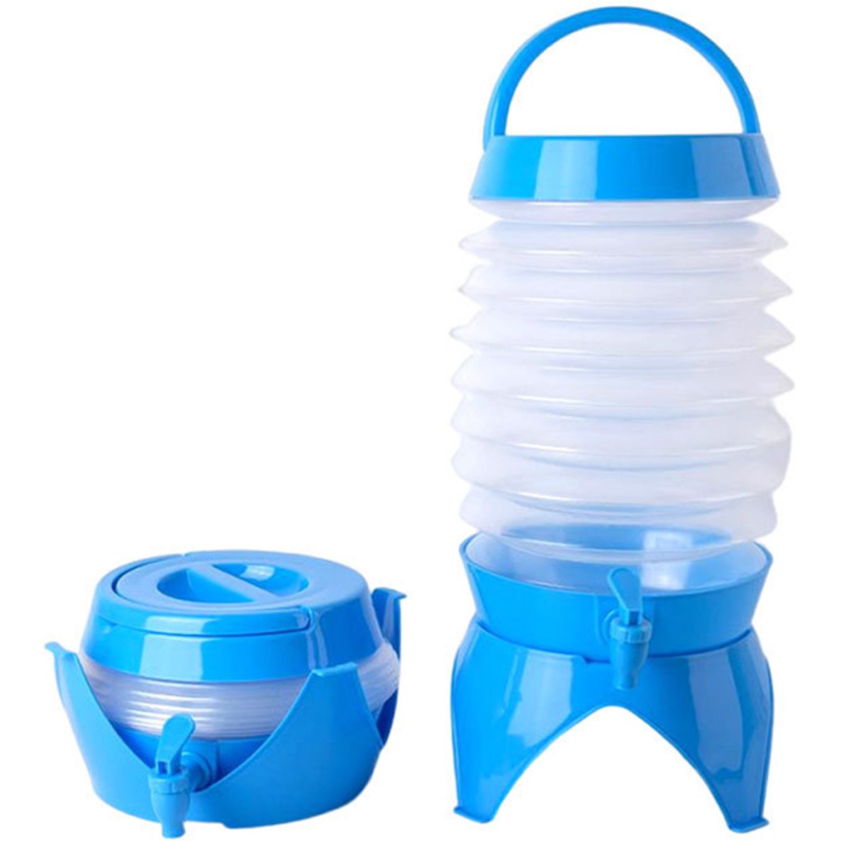 캠핑 자바라 워터저그 휴대용 수도꼭지 미니 말통 감성 차박 피크닉 낚시 스탠드 물통 4,700원