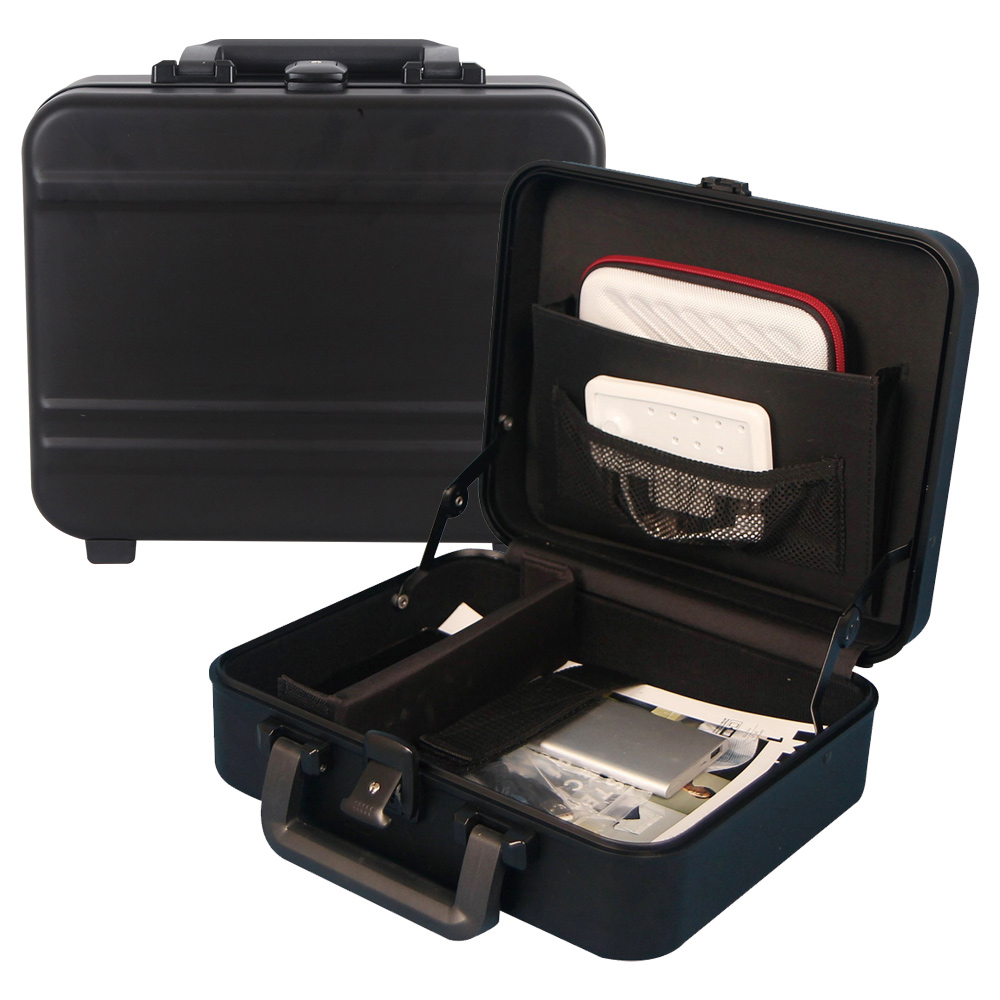 가방몰 GMT8010-95 블랙 13인치 ALL알루미늄케이스 서류가방 노트북수납 알루미늄하드케이스, 현재가 103,050원