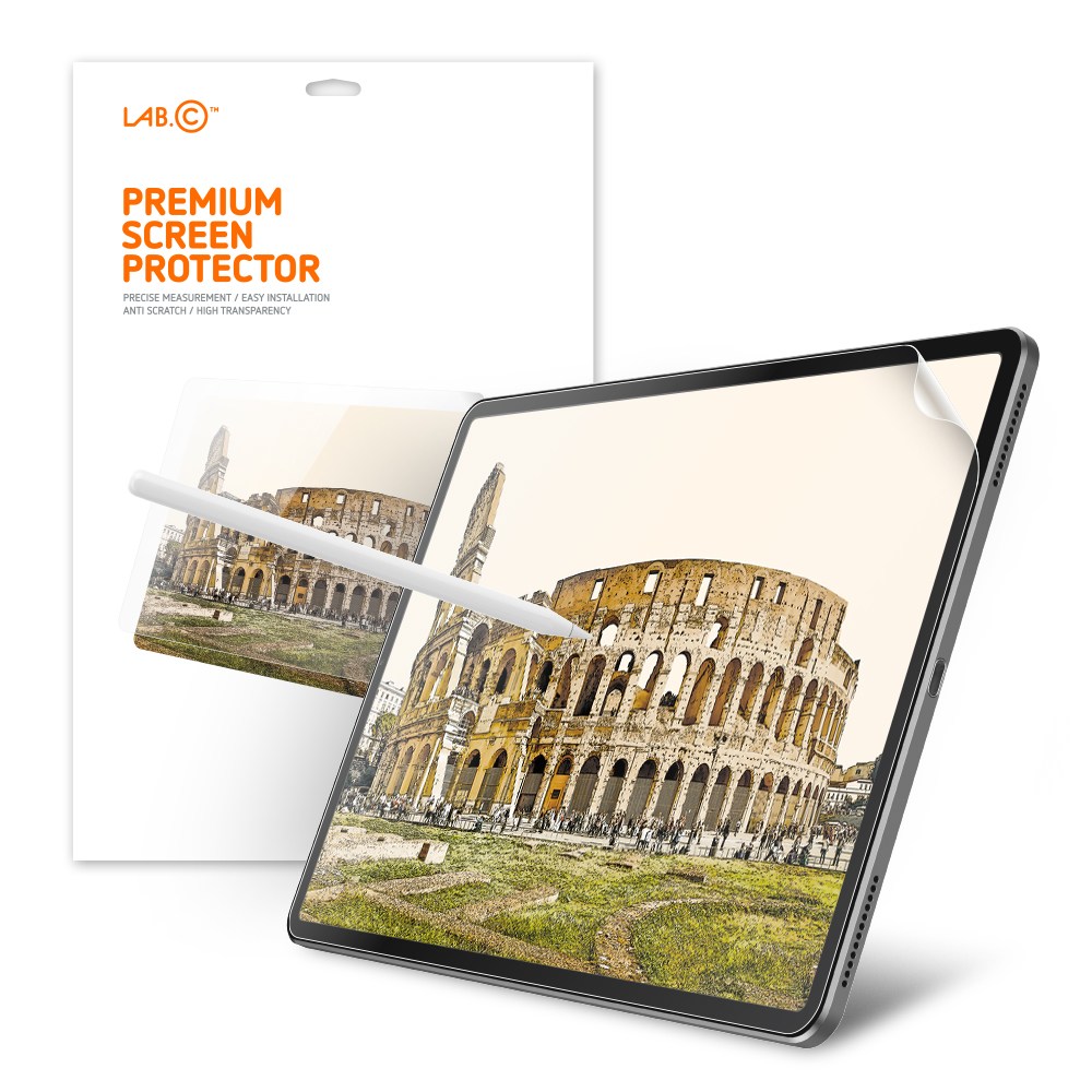 랩씨 종이질감 스케치 항균 액정보호필름 1매, 1개, 투명 14,900원