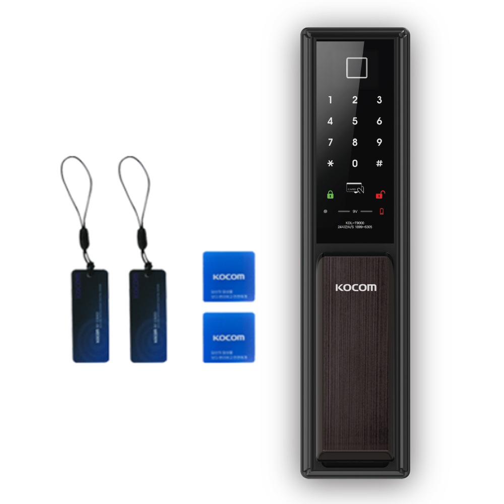 코콤 2026 신형 현관문 지문인식 디지털 푸쉬풀 도어락 아파트 번호키 카드키 설치 교체 KDL-TS7090 147,000원