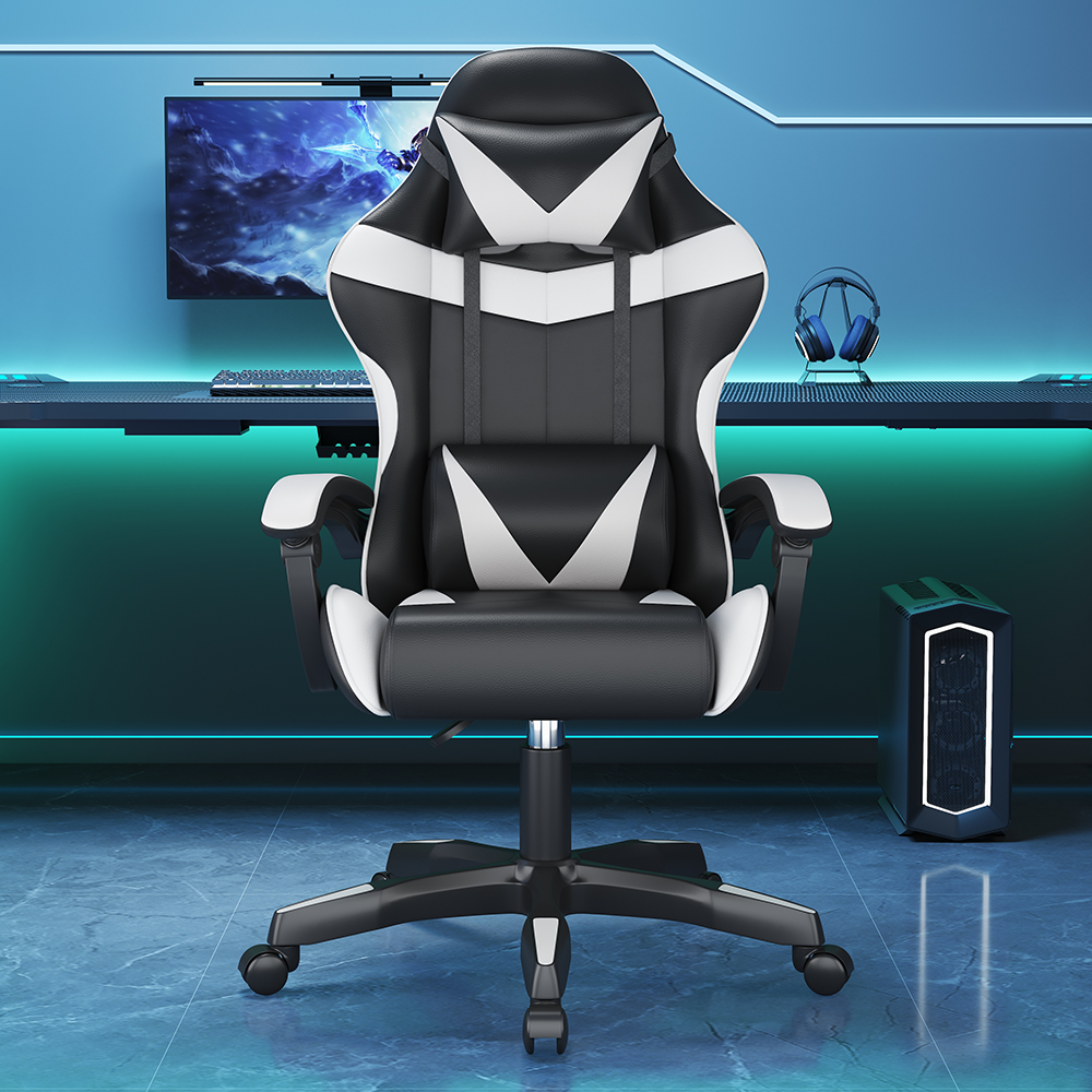 발받침 포함 각도 조절 가능 게이밍의자 회전 컴포트 컴퓨터 의자 승강 가능한 사무실 의자 45,900원