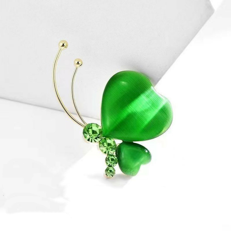 여성용 나비 브로치 럭셔리한 고급 네크라인의 섬세한 브로치 단추 정장 액세서리 14,000원