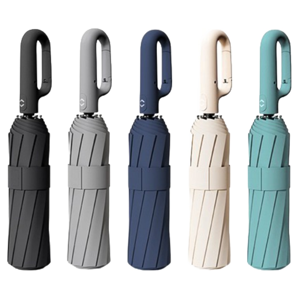 카라비너 클립형 고리형 손잡이 UV차단 10k 완전자동 튼튼한 2중살대 3단우산 13,800원