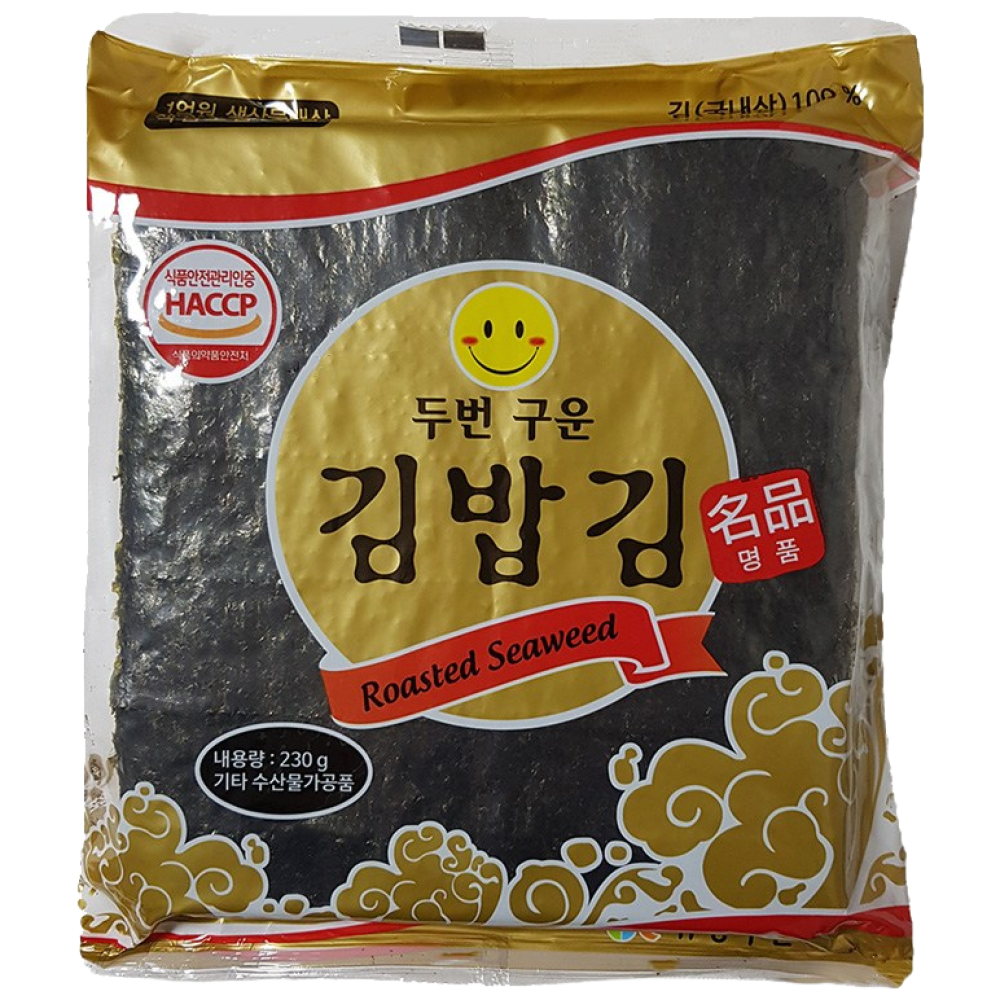 프레시미 유창 두번구운 김밥김(명품) 230g 100매 10봉, 230g, 10개 149,000원