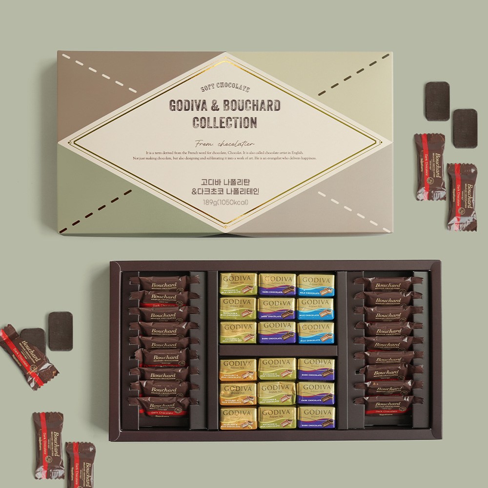 드림미당 소프트 초콜렛 고디바 부샤드 컬렉션, 1개, 189g 24,900원