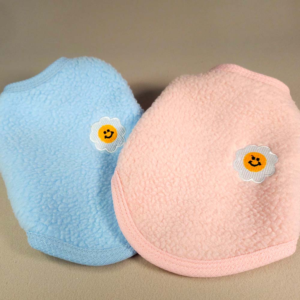 강아지 겨울 뽀글이 플리스 기모 애견 의류, 핑크, 1개 6,900원