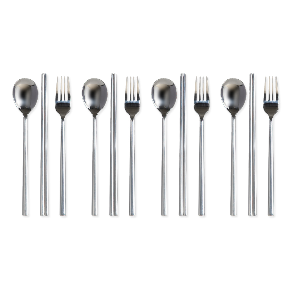 심플라인 수저 포크세트 숟가락 젓가락 포크, 숟가락4+젓가락4+디너포크4, 1개 16,800원