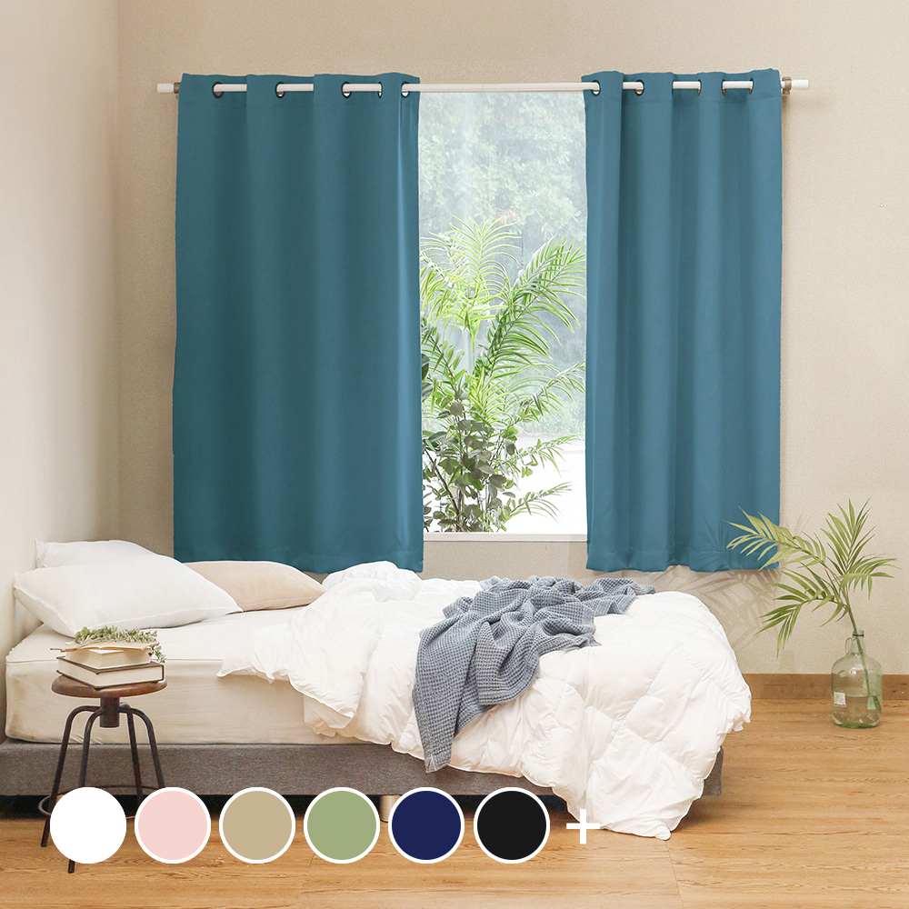 더자리 솔리드 암막커튼 아일렛형 11,300원