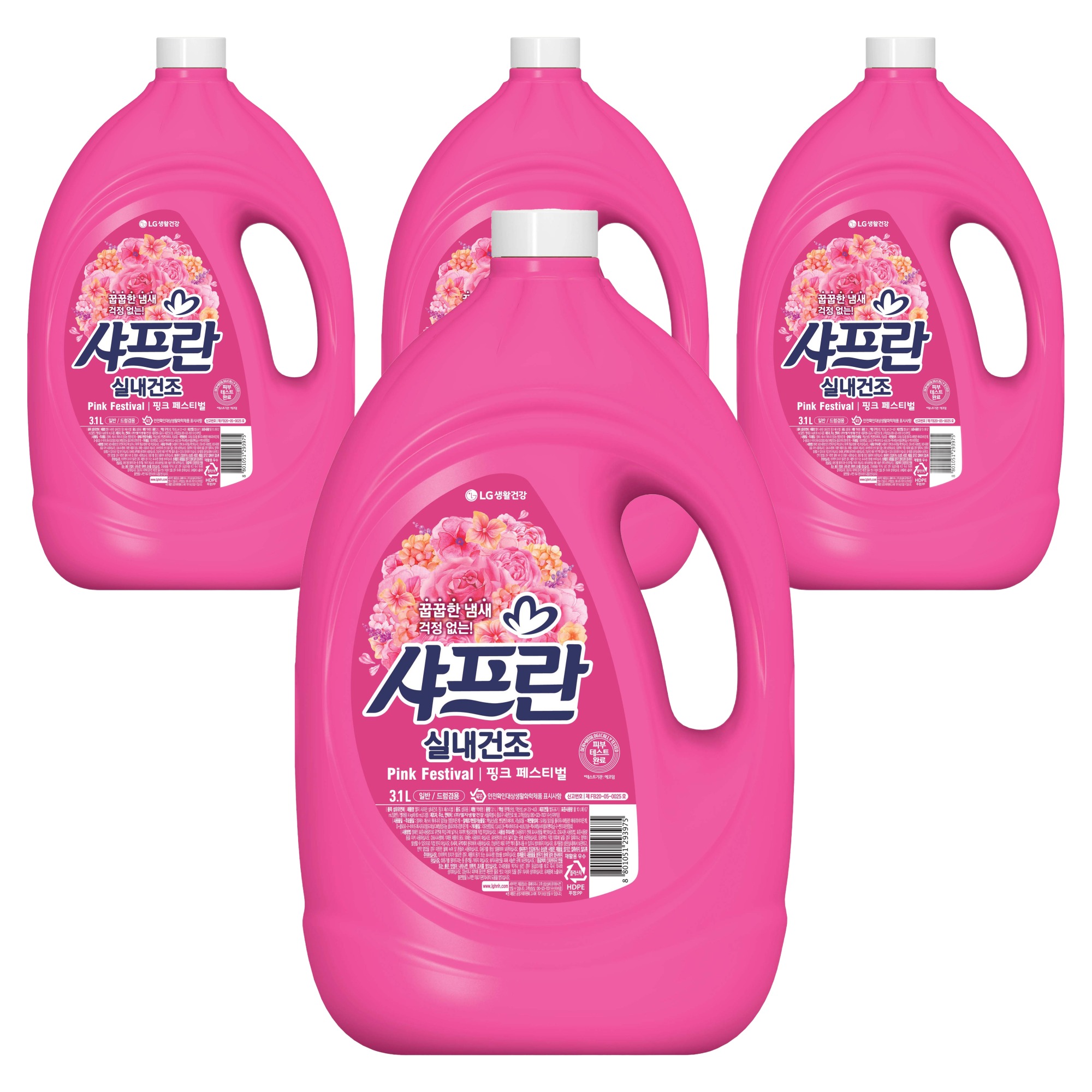 샤프란 실내건조 섬유유연제 핑크 페스티벌 본품 16,530원