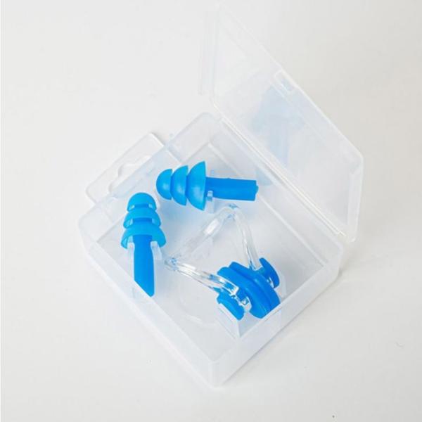 쇼퍼지니협력업체001 3컬러 수영 내수성 실리콘 3단 귀마개 코마개 세트 6,550원