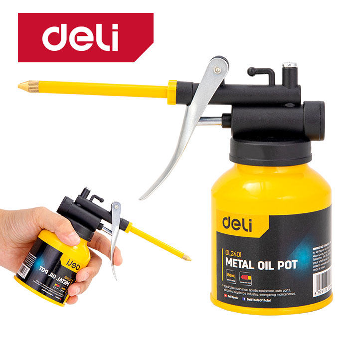 델리툴즈 오일펌프 오일통 기름 윤활유 펌프 180ml, 1개 4,500원