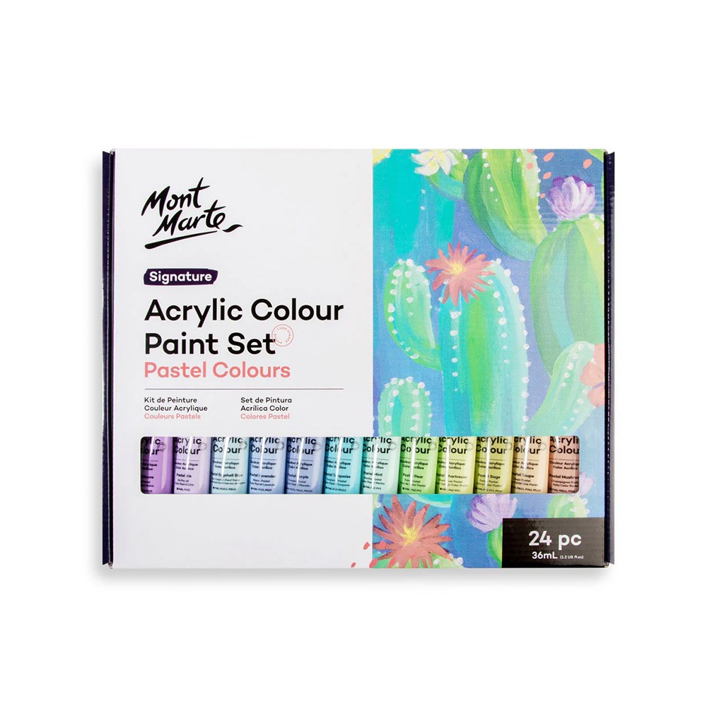 몽마르트 파스텔 아크릴 물감 세트 36ml 24색 신상품 35,000원