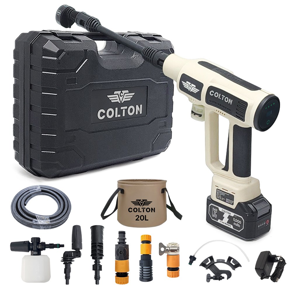 콜튼 초강력 고압세척기 PRO 무선 고압세차기 농약살포기 농약분무기 5000mAh 157,900원