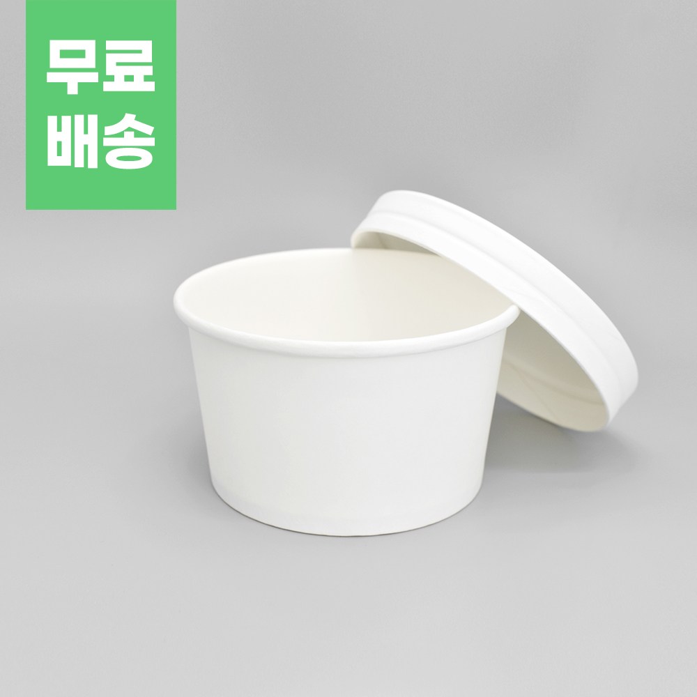 펄프 다용도 원형 12oz 컵 1000개 세트 크라프트 백색 선택, 1개, 1000개 297,460원