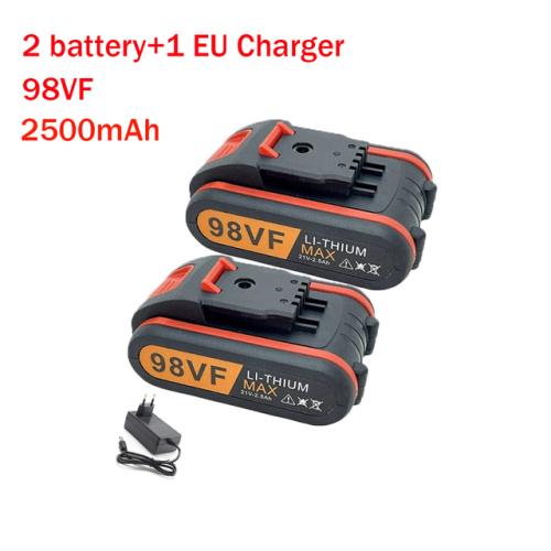 전지 가위 전동 공구용 범용 충전식 배터리 전기 스크루 드라이버 드릴용 48VF98VF 21V 1500mAh 2500mAh 100 신제품 54,390원