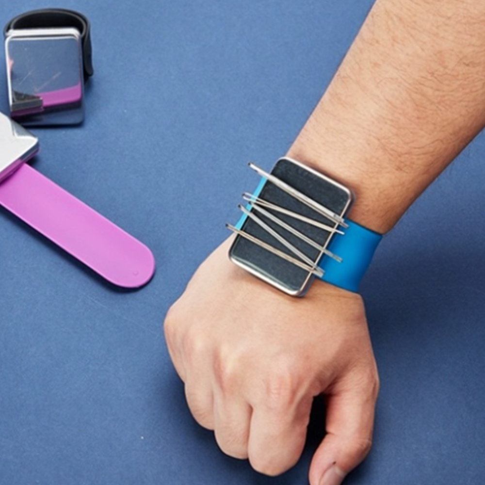 작업용 손목 자석 밴드 아대 드릴작업 공구 걸이 마그네틱 자력 팔목 너트 나사 못 5,400원