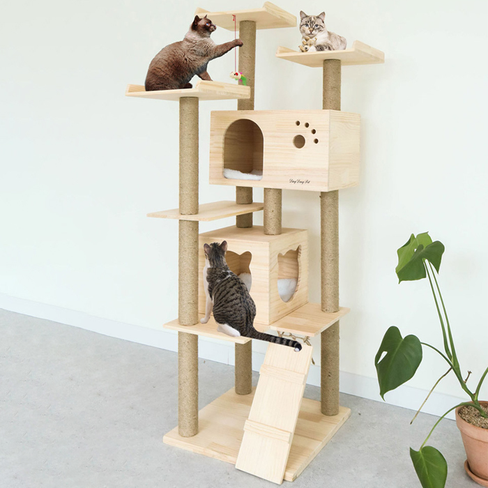 딩동펫 드림 원목 캣타워 124,000원