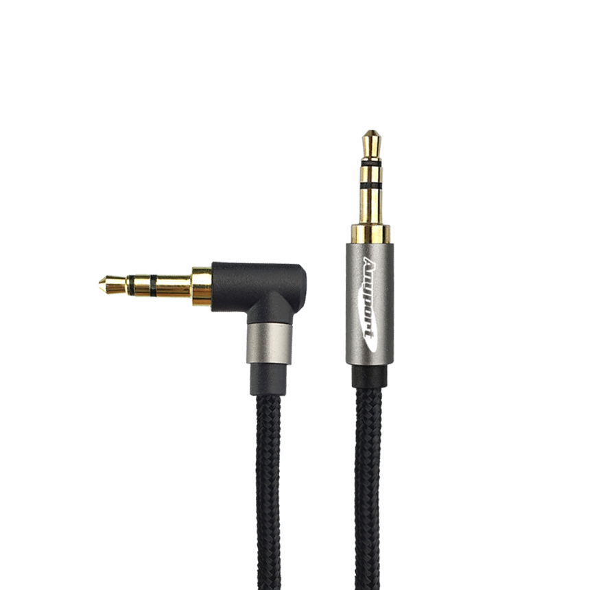 애니포트 메탈 프리미엄 스테레오 꺾임 3.5 오디오 스피커 케이블 3m, 그레이, AP-STMM030ML 8,480원