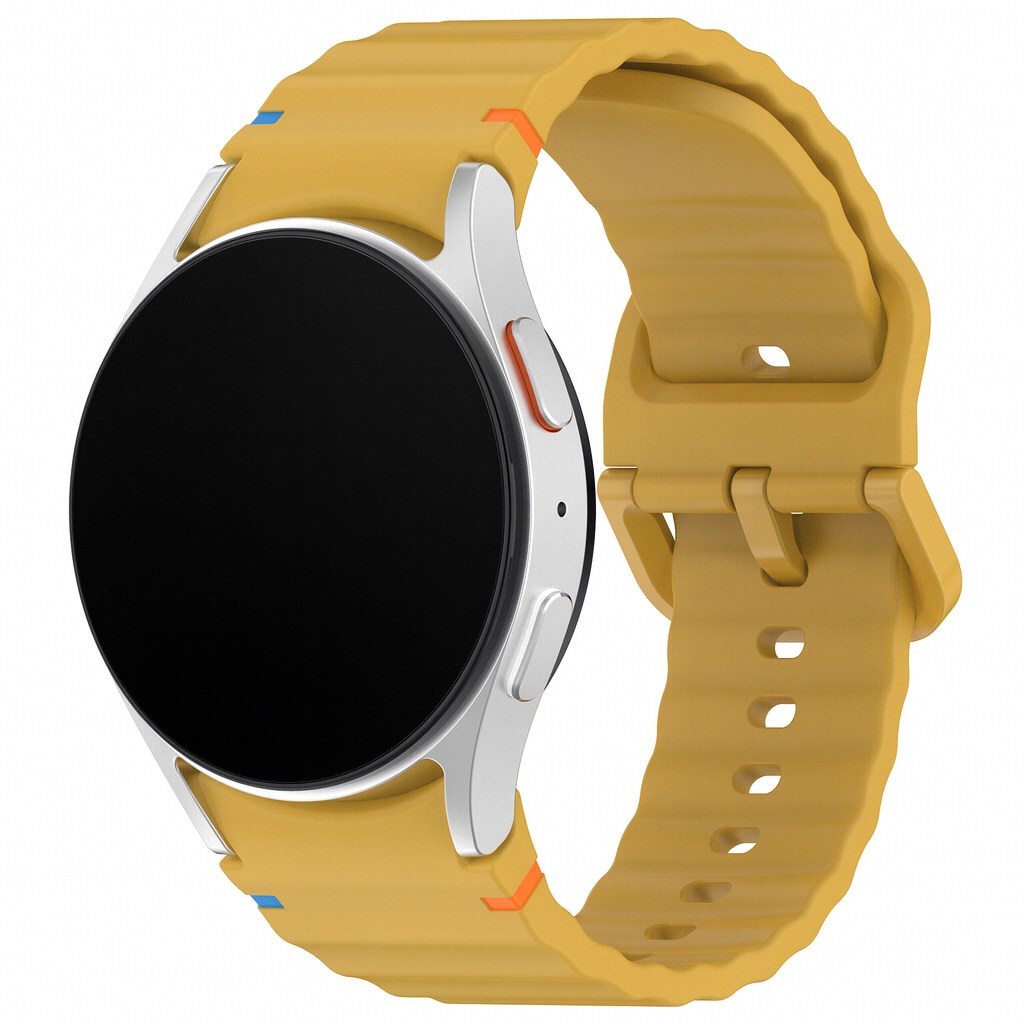 소울랜드 갤럭시워치 호환 20mm 전용 실리콘 스트랩 밴드 워치7/6/6클래식/워치5/5프로/워치4/워치4클래식, 머스타드 7,900원