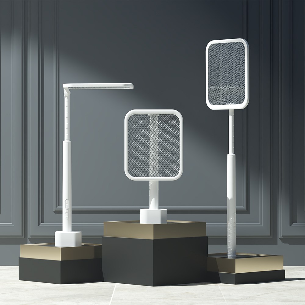 하이온 회전 충전식 전기모기채 파리채 M2B 31,900원