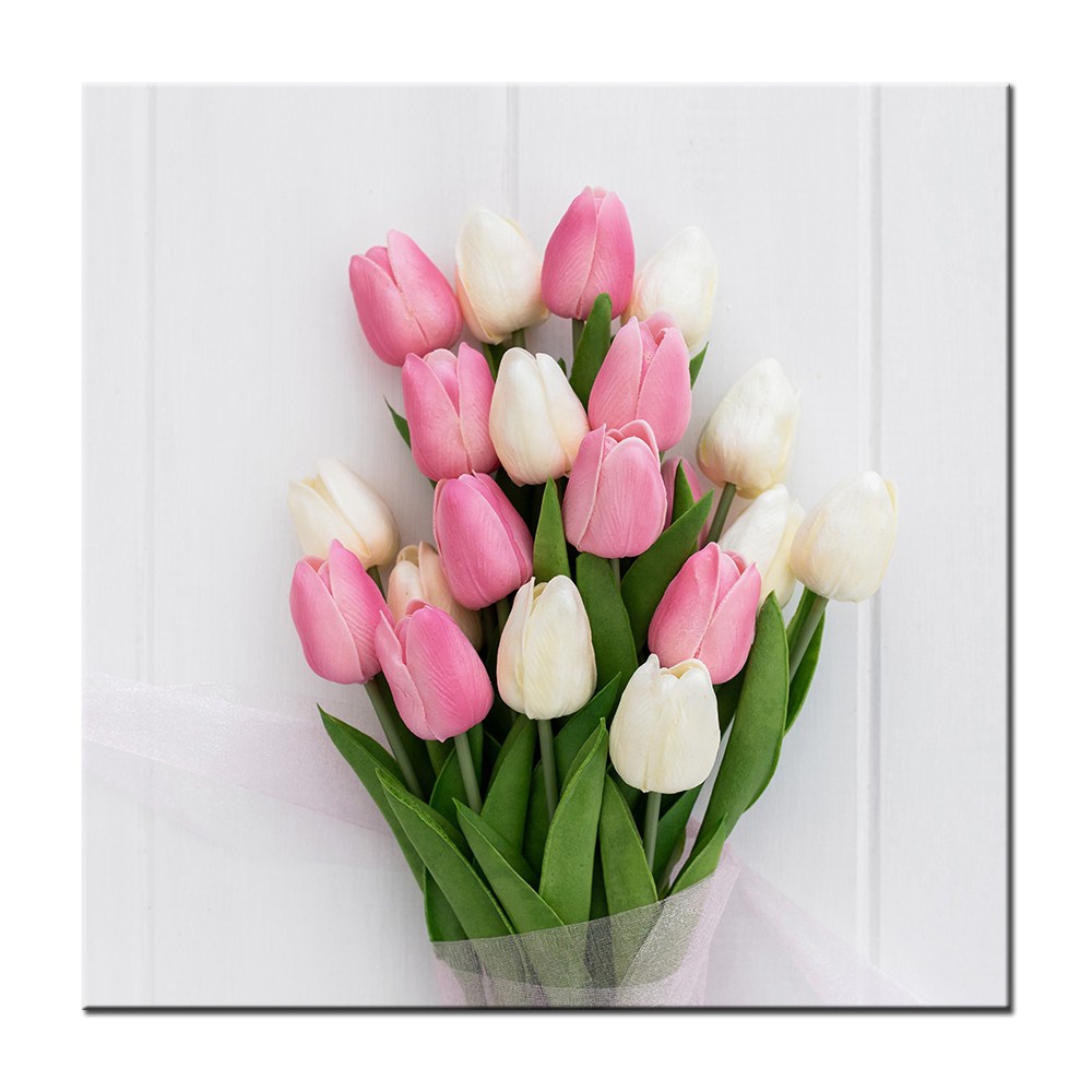 생기 그림 예쁜 꽃 봄 감성 힐링 캔버스 액자 카페 인테리어 거실 벽꾸미기, 10 튤립다발 115,500원