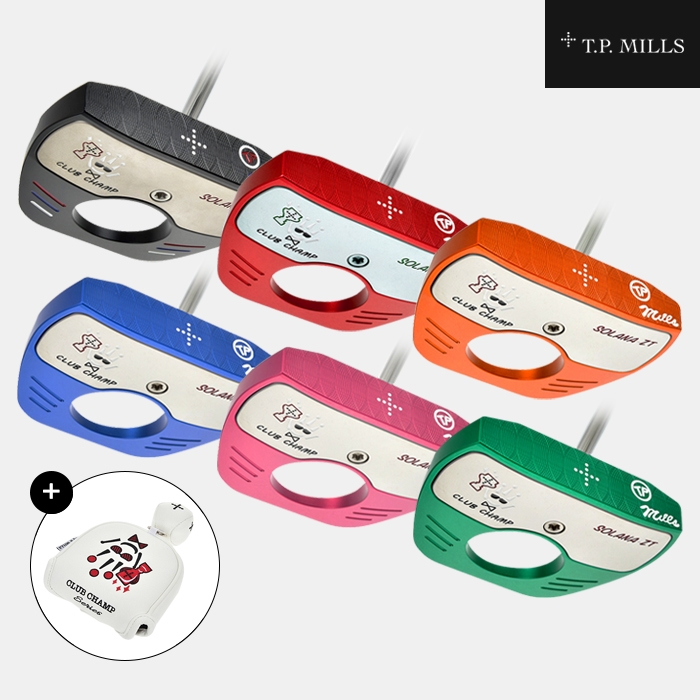 [제로토크좌타,우타 사용가능]티피밀스 클럽챔프 솔라나 ZT 퍼터 컬렉션[남여공용][말렛][6COLORS][JUMBO GRIP] 800,000원