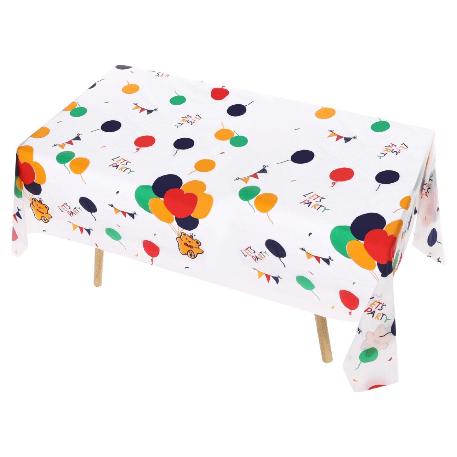 아싸레 생일파티 일회용 테이블 식탁보 곰돌이, 1개입, 1개 2,900원
