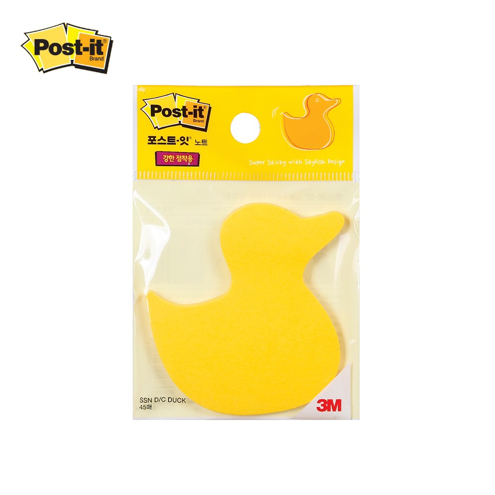 포스트잇 강한점착용 다이컷 노트 76 x 76 mm, 오리, 2개입 4,180원