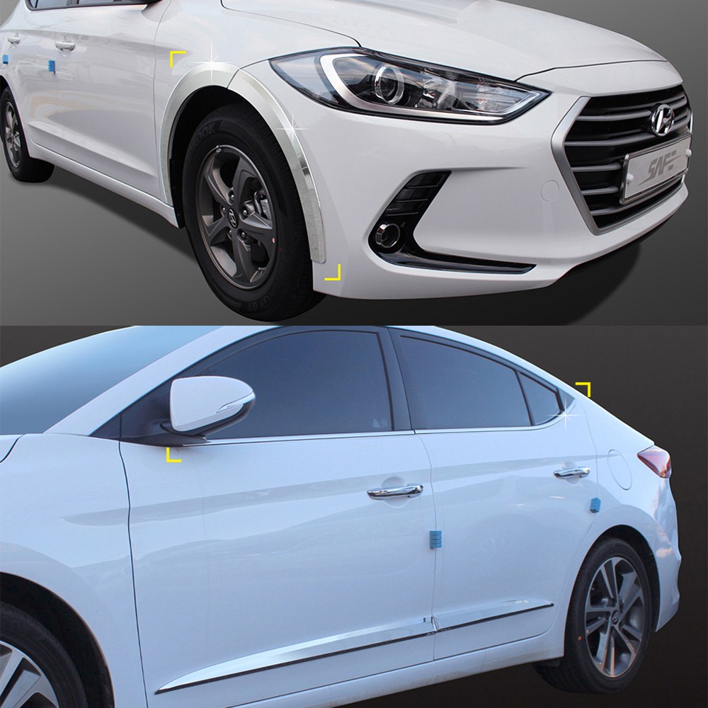 더뉴 아반떼AD용품 크롬썬바이져 트렁크 리어램프 휀더 본넷가드 트렁크몰딩 35,800원