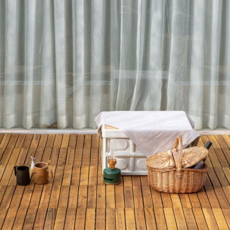 문고리닷컴 아카시아 원목마루 조립식 데크타일 조립마루 6슬롯 월넛색상, 10개, 6슬롯 월넛 20,900원