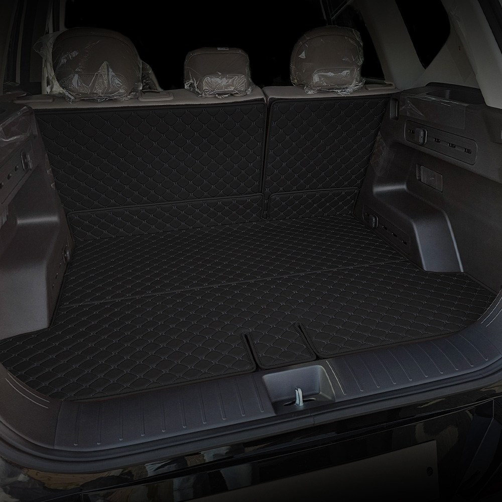 EV5 (2026) 프리미엄 퀄팅 트렁크 매트, 블랙(원단)+블랙(실), ev5(어스) 79,000원